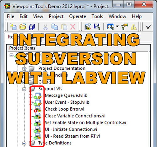 Integrating Subversion with LabVIEW